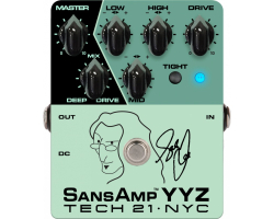 Педаль ефектів TECH 21 GEDDY LEE YYZ SIGNATURE SANSAMP Педаль ефектів TECH 21 GEDDY LEE YYZ SIGNATURE SANSAMP