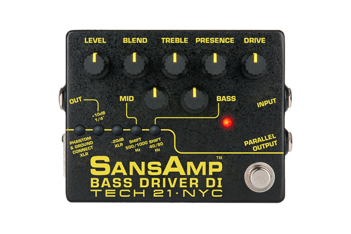 Педаль эффектов Tech 21 SansAmp Bass Driver DI - Version 2