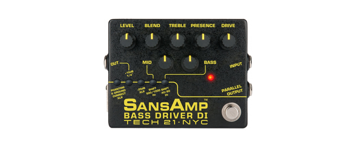Педаль эффектов Tech 21 SansAmp Bass Driver DI - Version 2