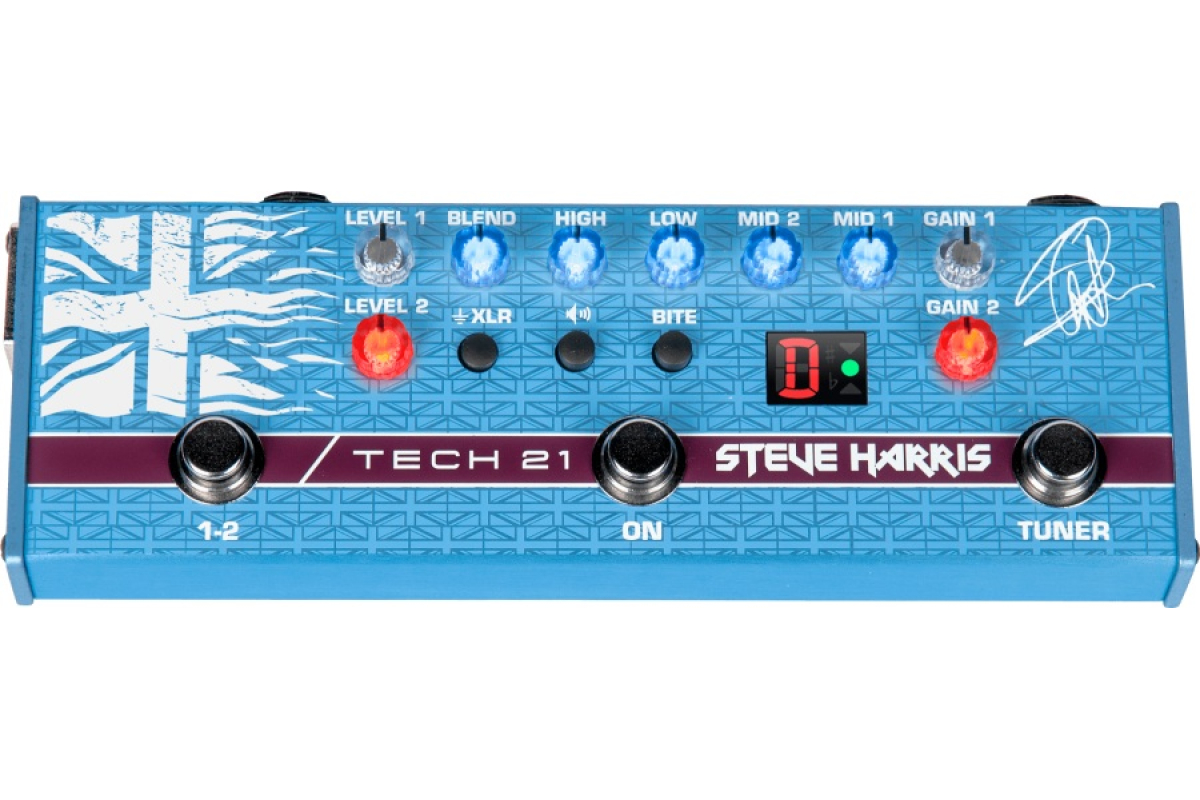 Педаль ефектів TECH 21 STEVE HARRIS SH1 SIGNATURE SANSAMP