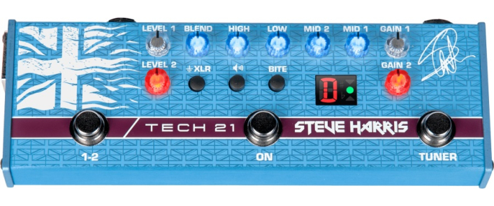 Педаль ефектів TECH 21 STEVE HARRIS SH1 SIGNATURE SANSAMP