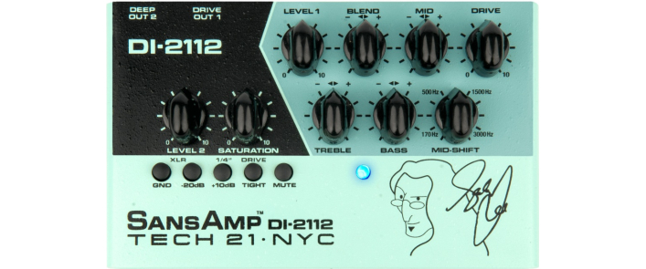 Педаль ефектів TECH 21 SANSAMP GEDDY LEE DI-2112 SIGNATURE