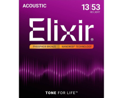 Струни для акустичних гітар ELIXIR PB NW HDL