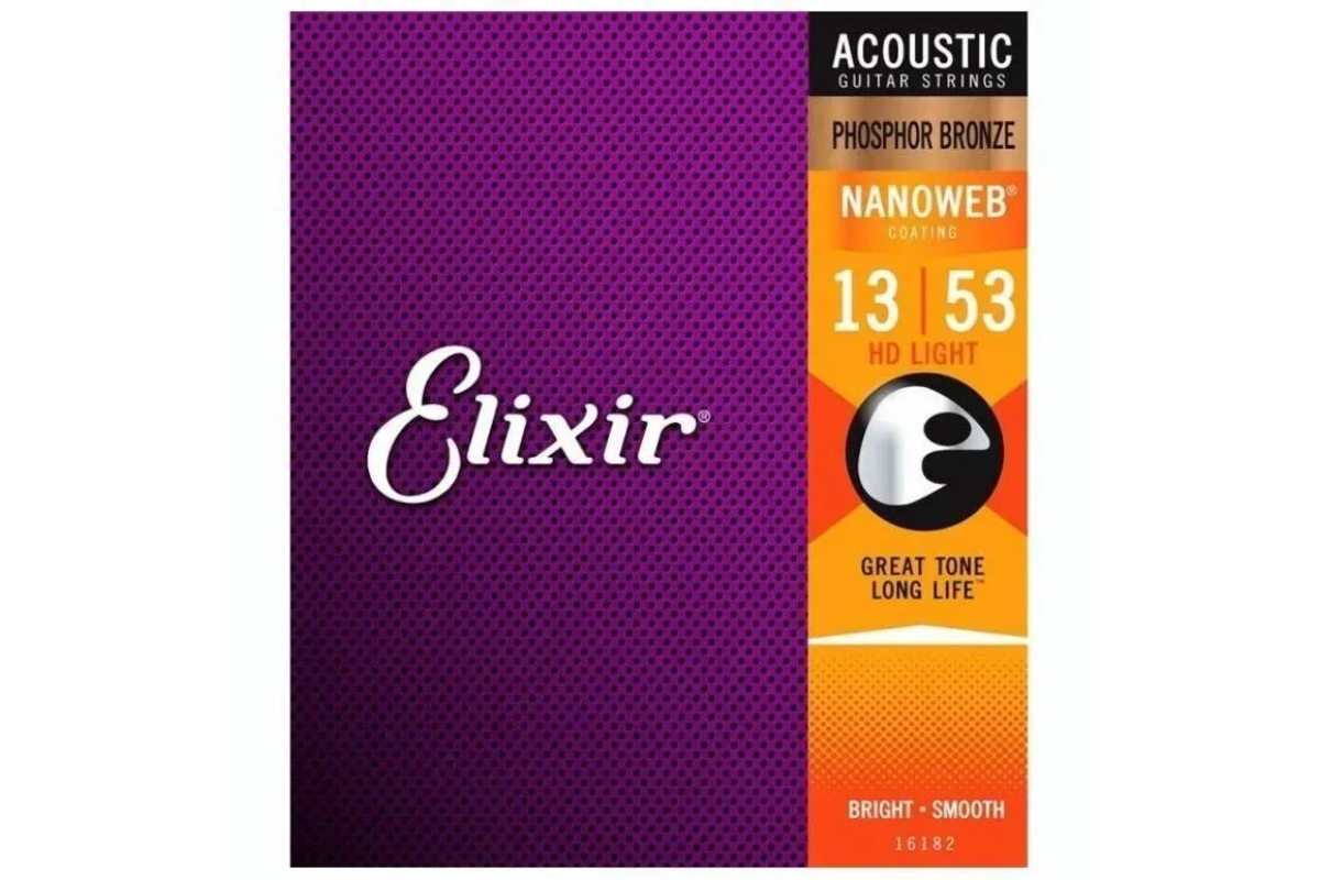 Струни для акустичних гітар ELIXIR PB NW HDL