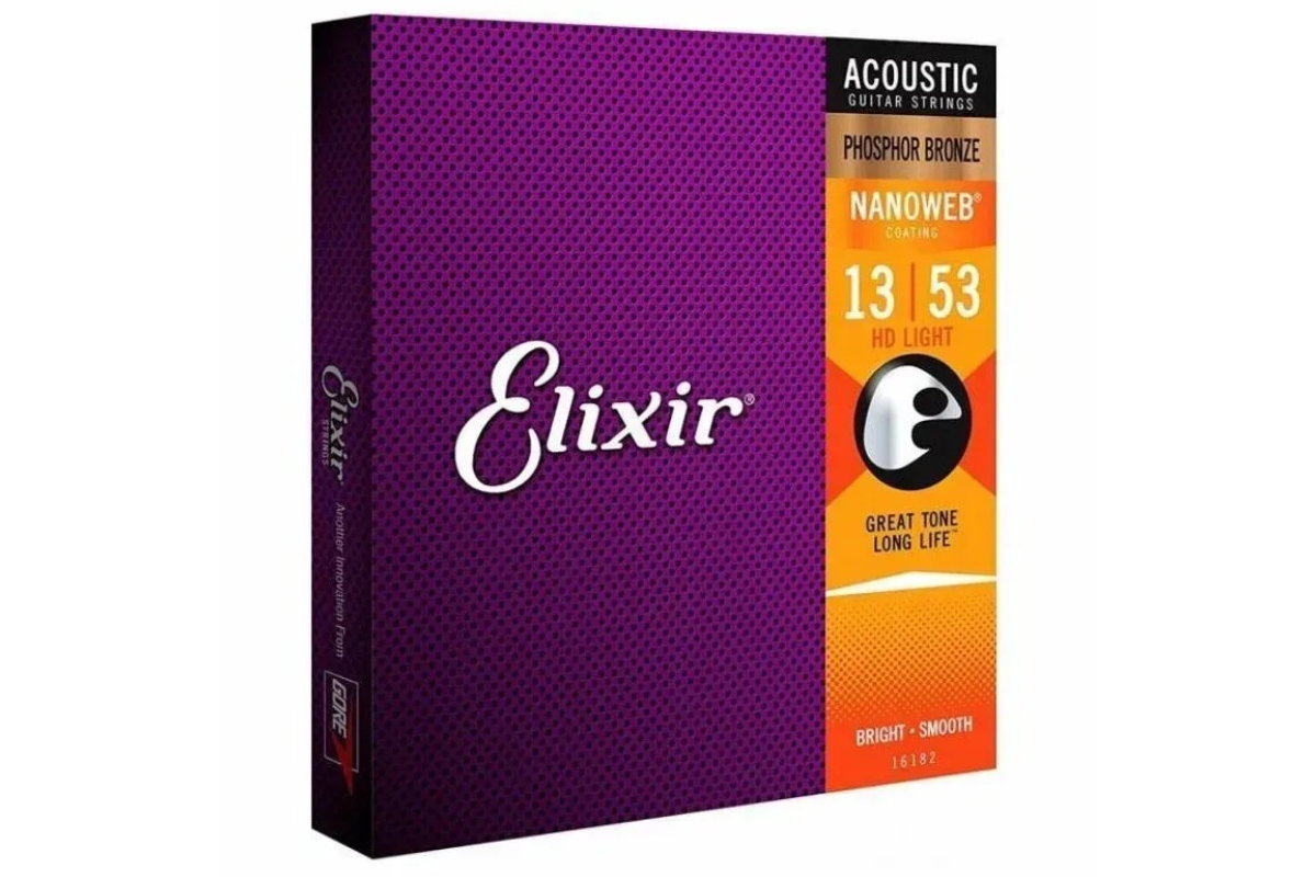 Струни для акустичних гітар ELIXIR PB NW HDL