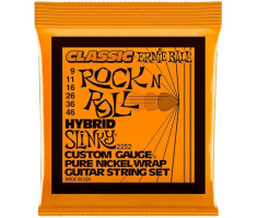 Струни для електрогітар ERNIE BALL 2252 Slinky Classic Rock N Roll Pure Nickel 9/46