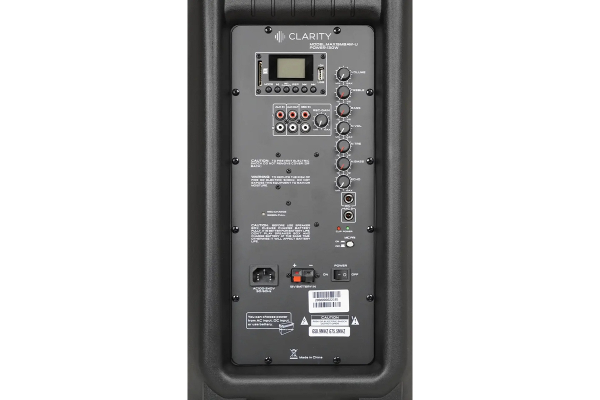 Акустическая система Clarity MAX15MBAW-U