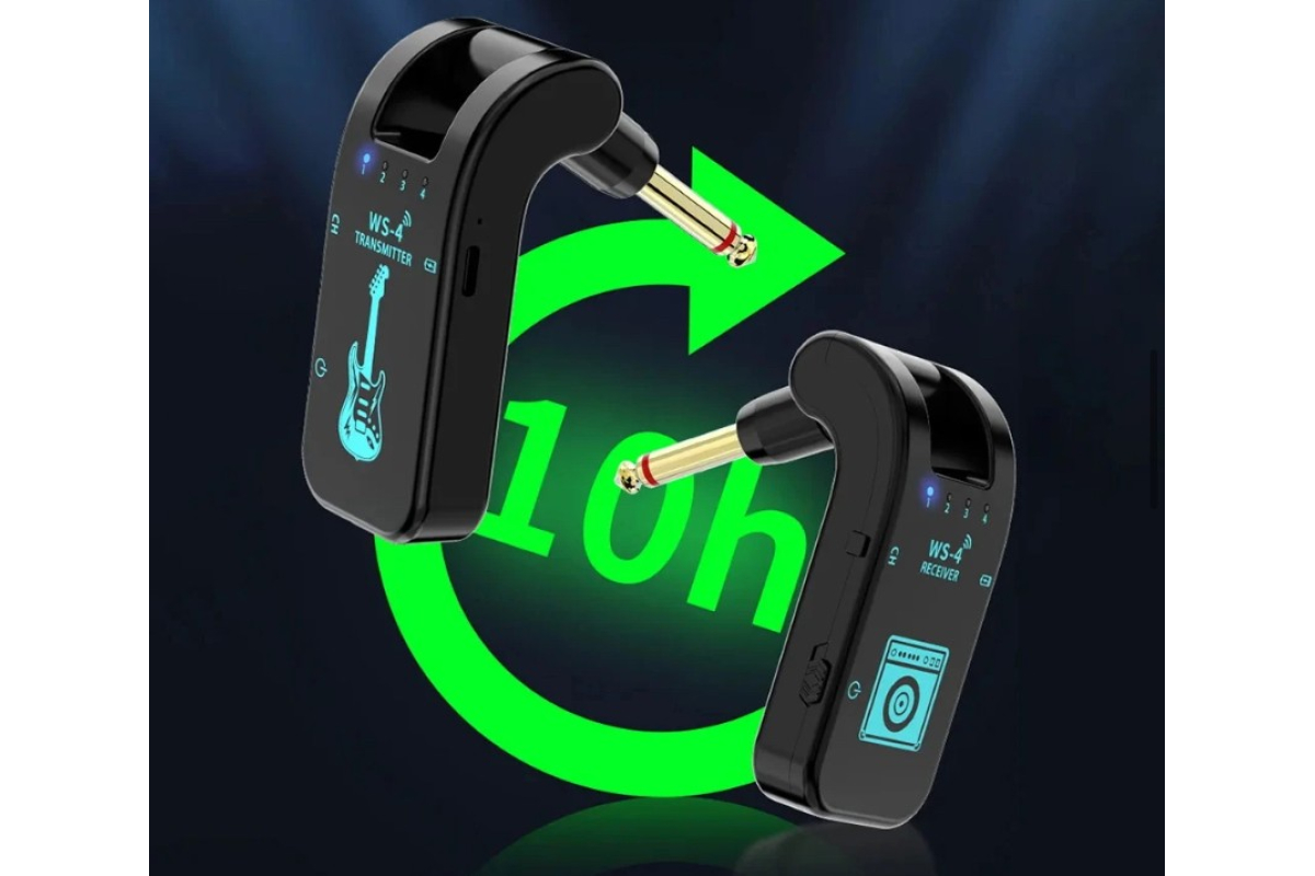 Гітарна радіосистема AVZHEZH WS4 Black 2.4GHz