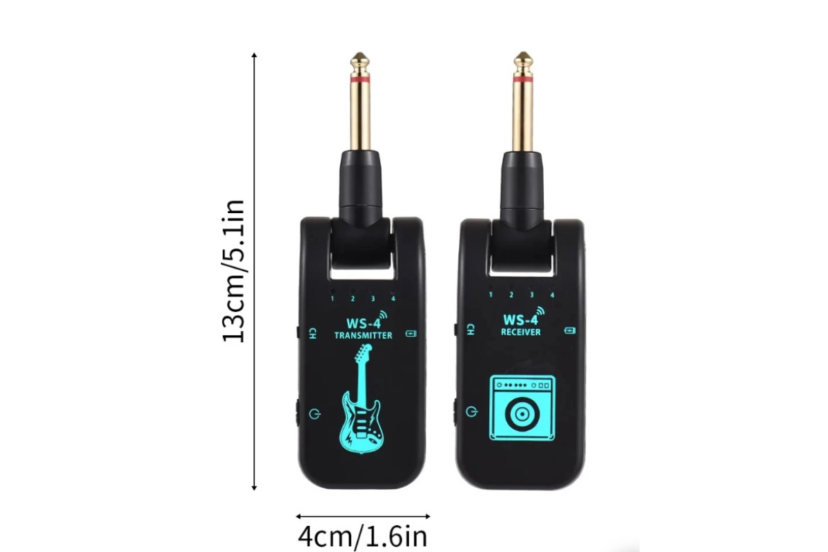 Гітарна радіосистема AVZHEZH WS4 Black 2.4GHz