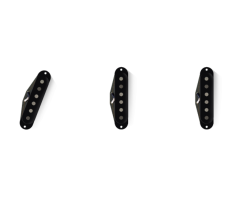 Набор звукоснимателей BARE KNUCKLE PAT PEND '63 VENEER BOARD STRAT SET BLACK