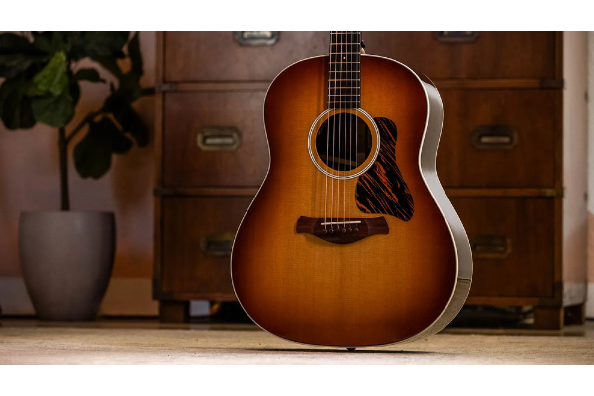 Гитара электроакустическая TAYLOR GUITARS Gold Label 717e Sunburst Firestripe Pickguard
