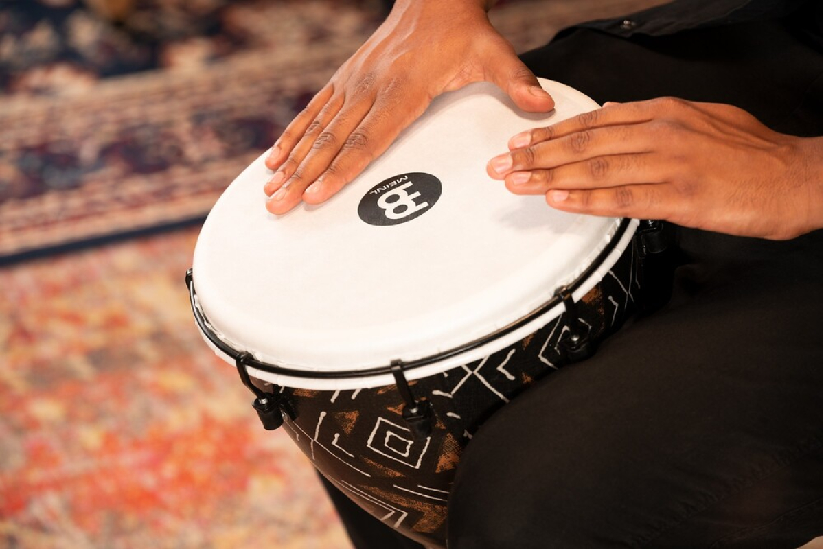 Джембе MEINL Alpine Synthetic ADJ12-KA (12") Kanga Sarong