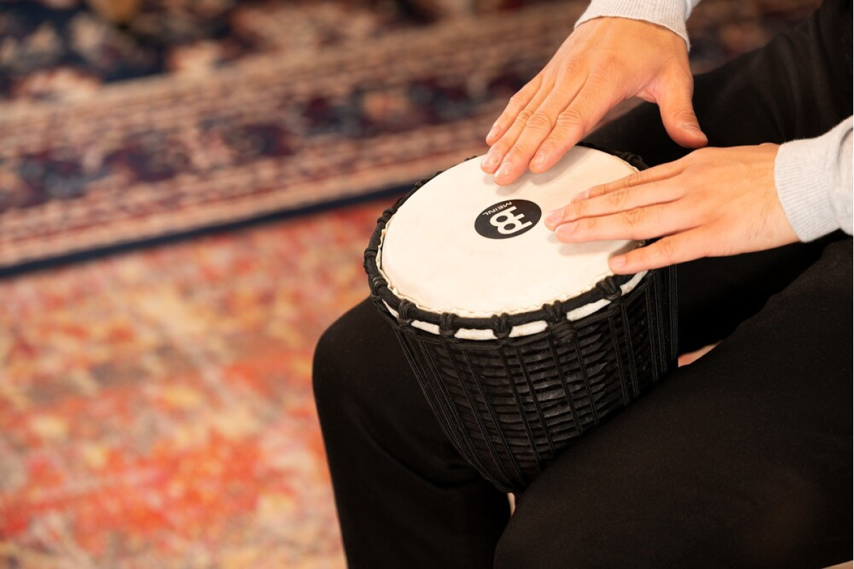 Джембе MEINL Headliner Rope Tuned HDJ3-S (8") Black River