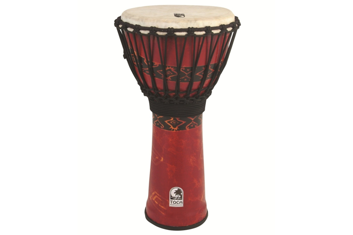 Джембе TOCA Freestyle Rope Tuned SFDJ-10RP (10") Bali Red