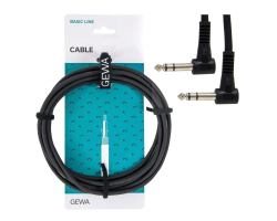 Кабель інструментальний GEWA Basic Line Angled Stereo Jack