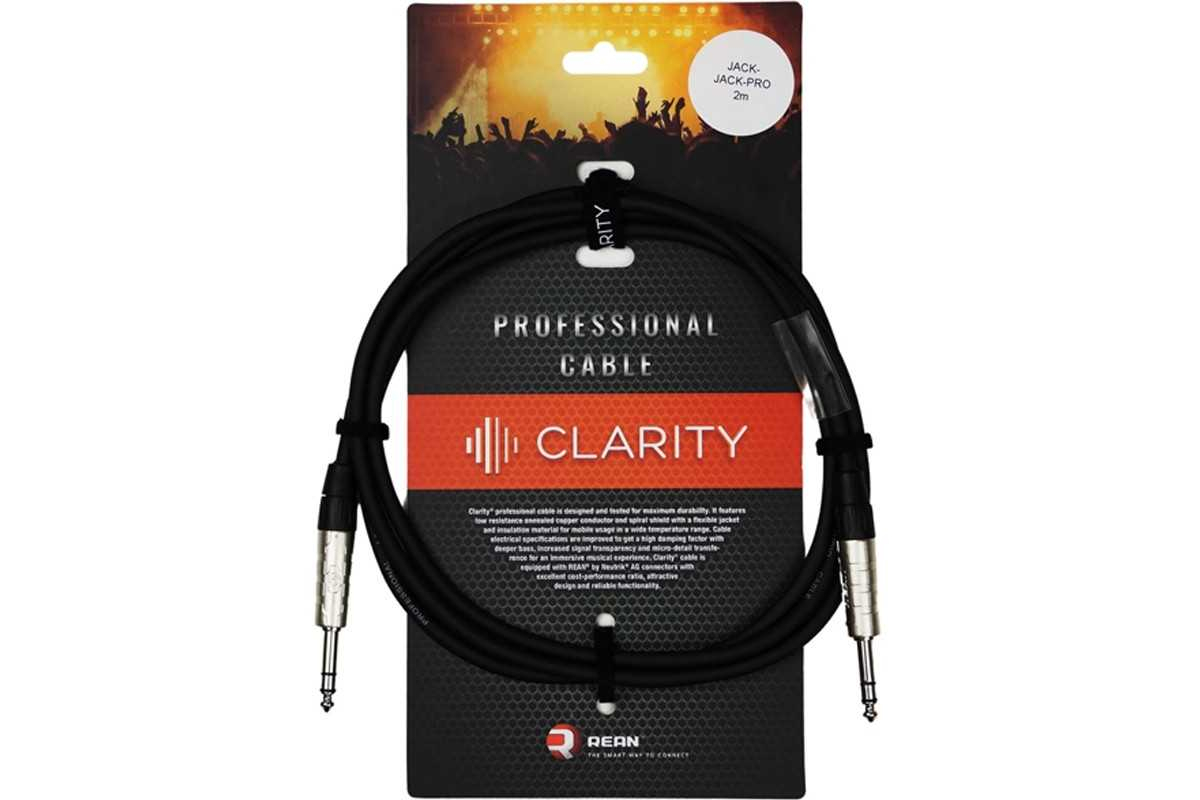 Кабель балансный Clarity JACK-JACK PRO/2m