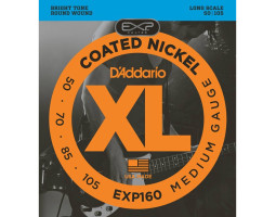 D'ADDARIO EXP-160 STRINGS OF BAS, NICKEL, REGULAR 50-105 Струны для бас-гитар
