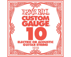 Струна для электрогитары ERNIE BALL 1010 Струна для электрогитары ERNIE BALL 1010