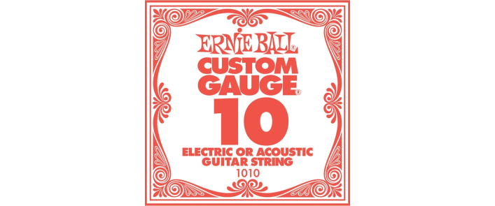 Струна для электрогитары ERNIE BALL 1010