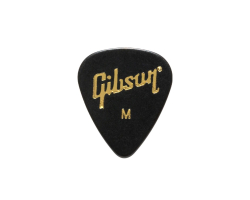 Набор медиаторов GIBSON APRGG-74M 1 2 GROSS BLACK STANDARD STYLE MEDIUM
