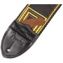 Ремінь гітарний FENDER STRAP 2" MONOGRAMMED BLACK/YELLOW/BROWN