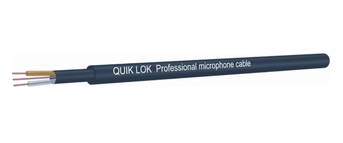 Кабель микрофонный пометрово QUIK LOK CM675BK