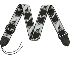 Ремінь гітарний FENDER STRAP 2" MONOGRAMMED BLACK/LIGHT GREY/DARK GREY Ремінь гітарний FENDER STRAP 2" MONOGRAMMED BLACK/LIGHT GREY/DARK GREY