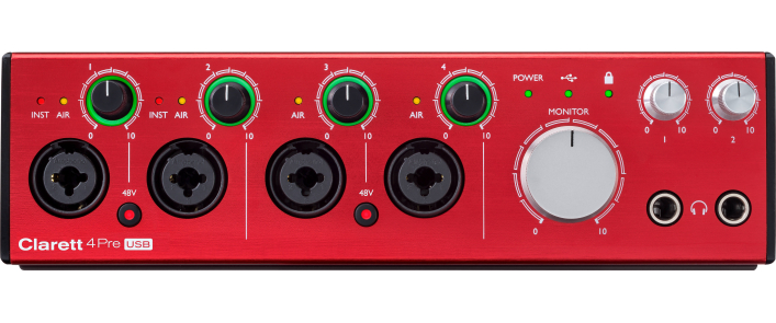 FOCUSRITE Clarett 4Pre USB Аудиоинтерфейс