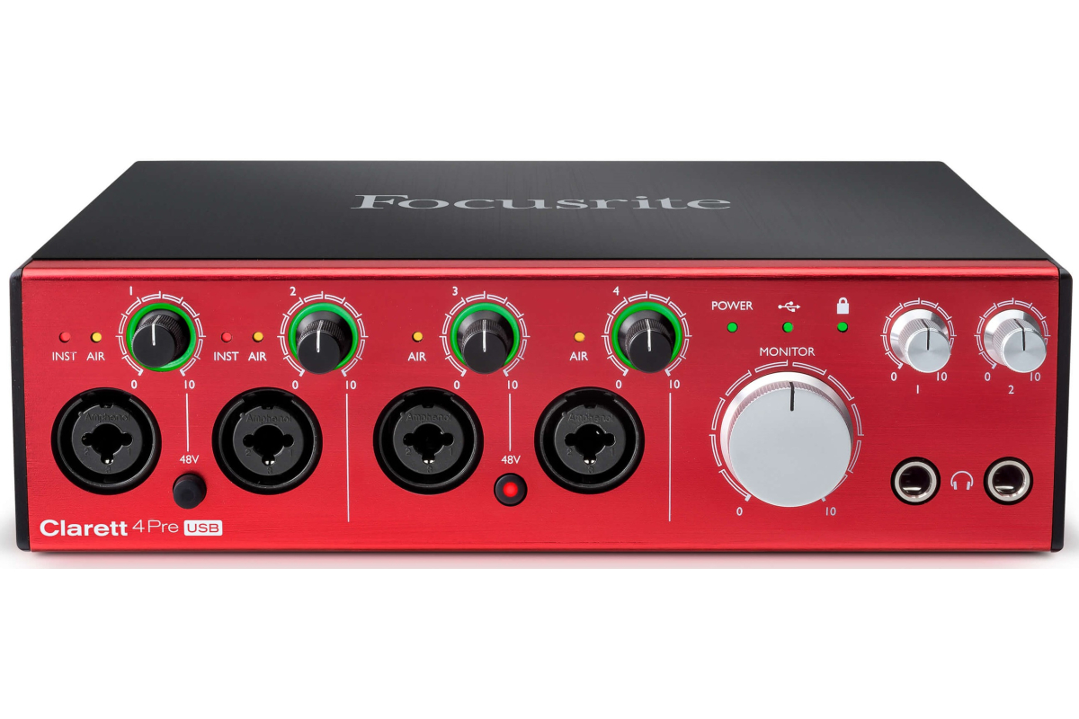 FOCUSRITE Clarett 4Pre USB Аудиоинтерфейс