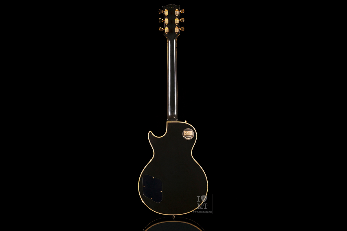 GIBSON '57 LES PAUL CUSTOM 3 PICKUP EBONY VOS GH Электрогитара