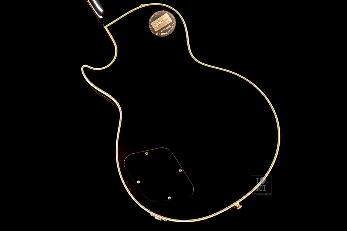 GIBSON '57 LES PAUL CUSTOM 3 PICKUP EBONY VOS GH Электрогитара