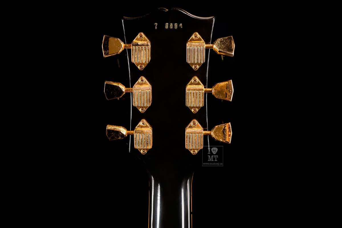 GIBSON '57 LES PAUL CUSTOM 3 PICKUP EBONY VOS GH Электрогитара