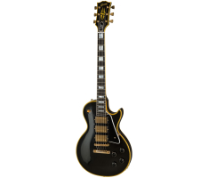 GIBSON '57 LES PAUL CUSTOM 3 PICKUP EBONY VOS GH Электрогитара