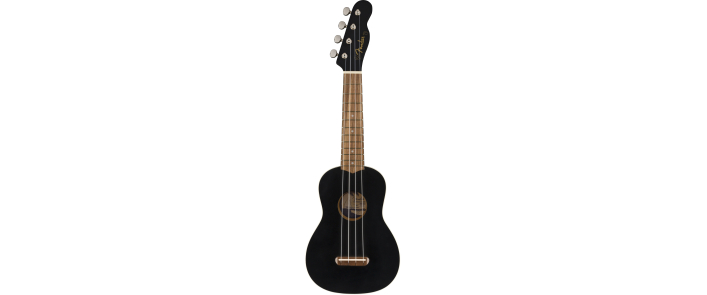 Укулеле FENDER UKULELE VENICE SOPRANO BLACK WN