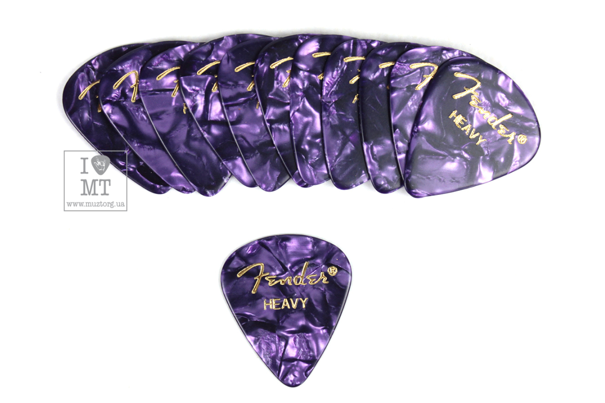 FENDER 351 PURPLE MOTO (12) HEAVY Набор медиаторов