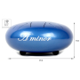 PALM PERCUSSION METAL TONGUE DRUM 8 LEAFS SPOT BLUE Глюкофон
