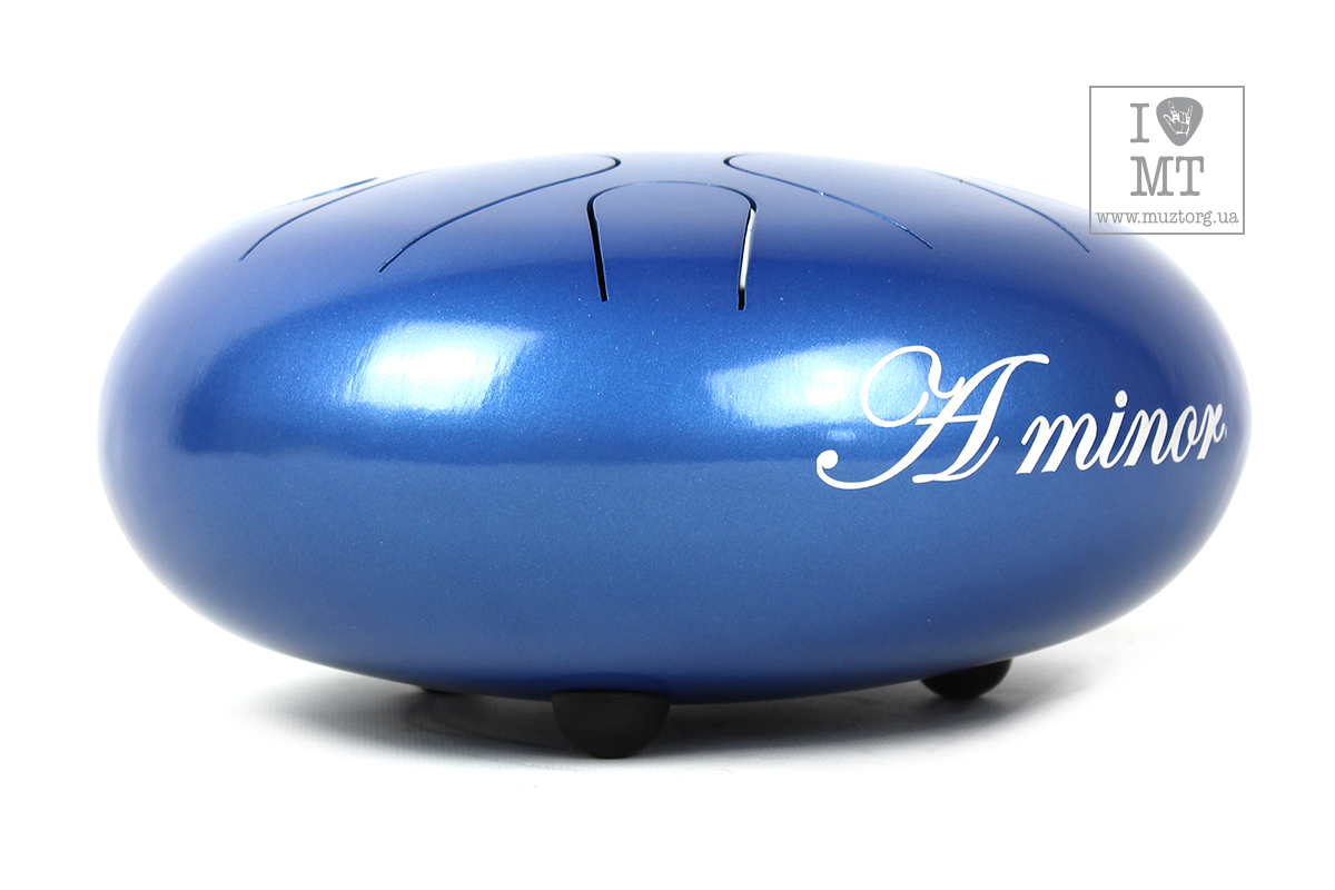 PALM PERCUSSION METAL TONGUE DRUM 8 LEAFS SPOT BLUE Глюкофон