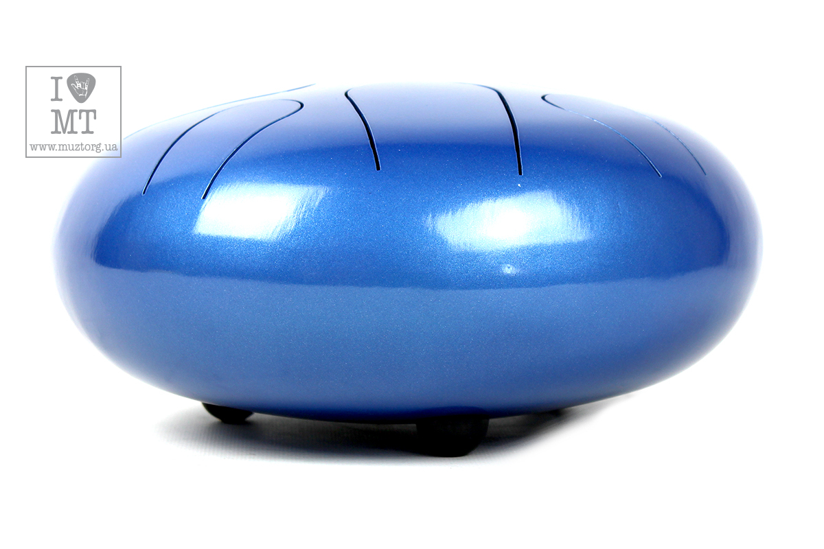 PALM PERCUSSION METAL TONGUE DRUM 8 LEAFS SPOT BLUE Глюкофон