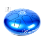 PALM PERCUSSION METAL TONGUE DRUM 8 LEAFS SPOT BLUE Глюкофон