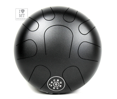Глюкофон PALM PERCUSSION METAL TONGUE DRUM 9 LEAFS BLACK DOFF