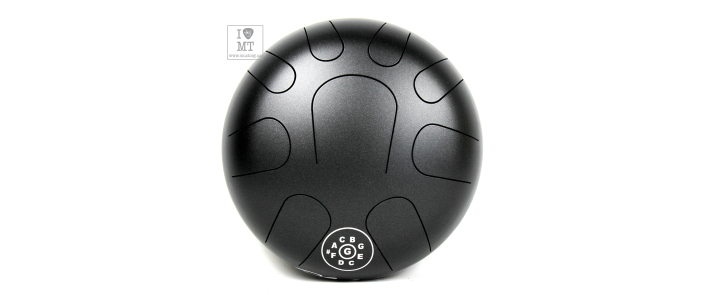 Глюкофон PALM PERCUSSION METAL TONGUE DRUM 9 LEAFS BLACK DOFF
