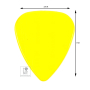 IBANEZ ANL141 YELLOW HEAVY Медиатор