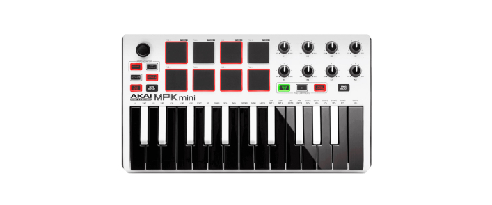 AKAI MPK MINI MK2 WHITE MIDI клавиатура