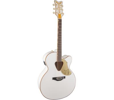 Купить GRETSCH G5022CWFE RANCHER FALCON JUMBO WHITE Гитара электроакустическая онлайн