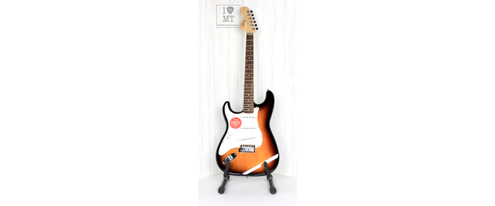 SQUIER by FENDER AFFINITY SERIES STRATOCASTER LH LR BROWN SUNBURST Электрогитара