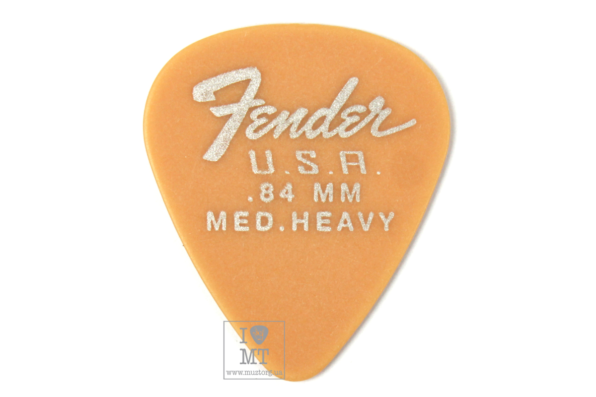 FENDER 351 DURA-TONE .84 12-PACK, BUTTERSCOTCH BLONDE Набор медиаторов