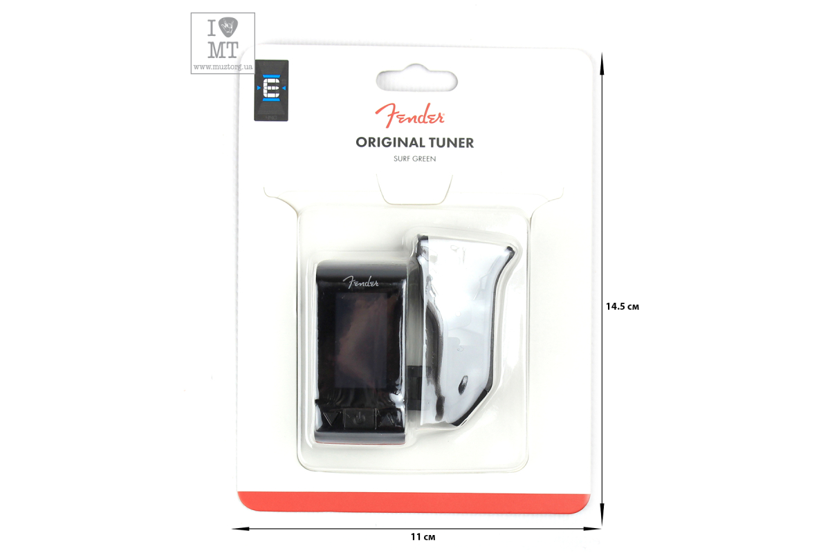 FENDER ORIGINAL TUNER SURF GREEN Тюнер