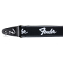 Ремінь гітарний FENDER STRAP 2" WEIGHLESS RUNNING LOGO BLACK/WHITE