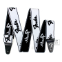 FENDER STRAP 2" WEIGHLESS RUNNING LOGO STRAP WHITE/BLACK Ремень гитарный