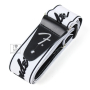FENDER STRAP 2" WEIGHLESS RUNNING LOGO STRAP WHITE/BLACK Ремень гитарный